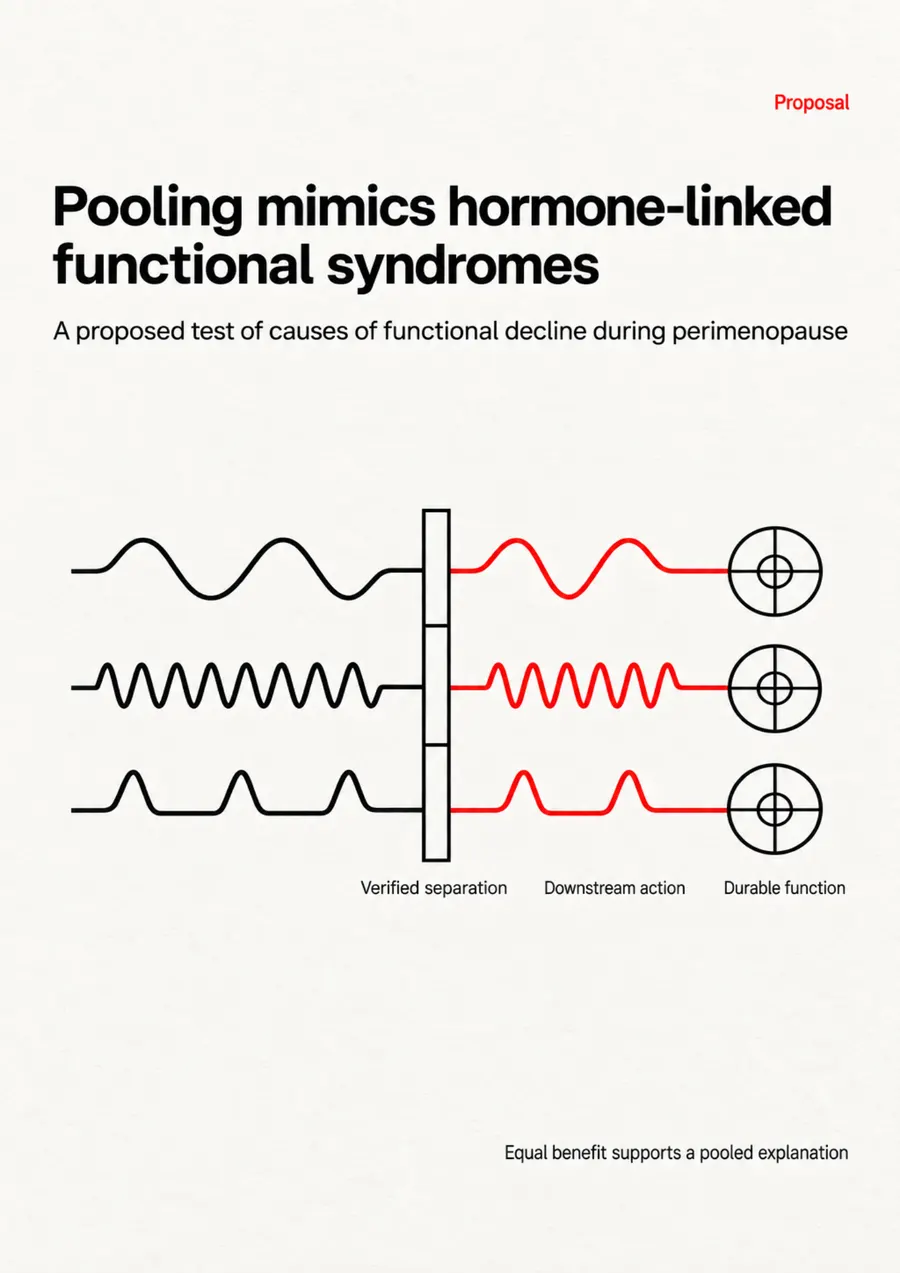 Poster: Pooling mimics hormone-linked functional syndromes