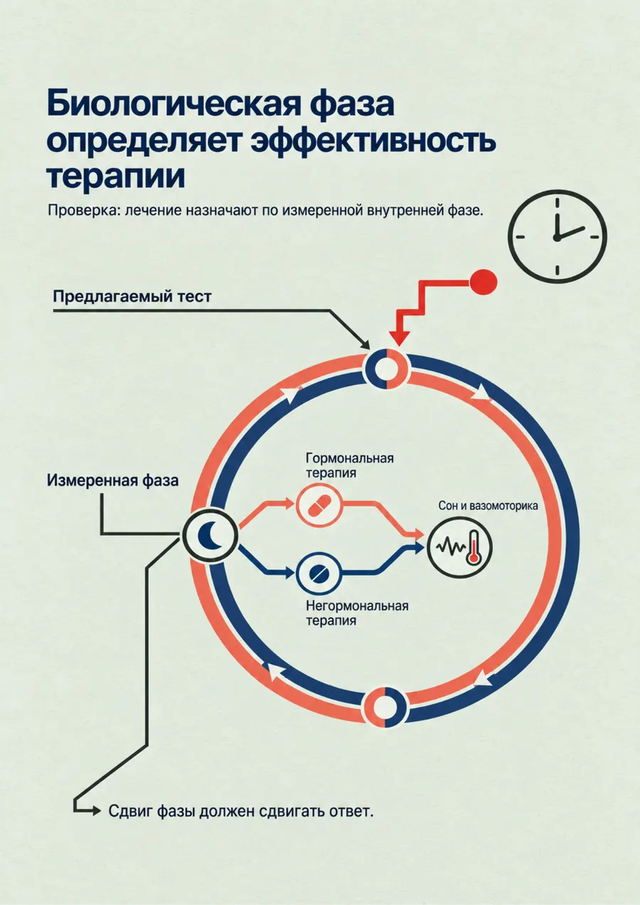 Постер: Биологическая фаза определяет эффективность терапии