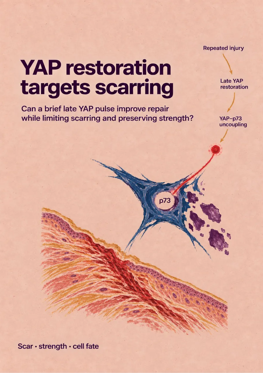 Poster: YAP restoration targets scarring