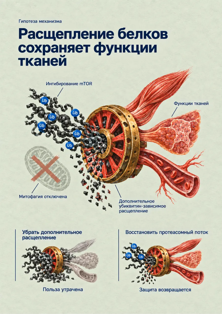 Постер: Расщепление белков сохраняет функции тканей