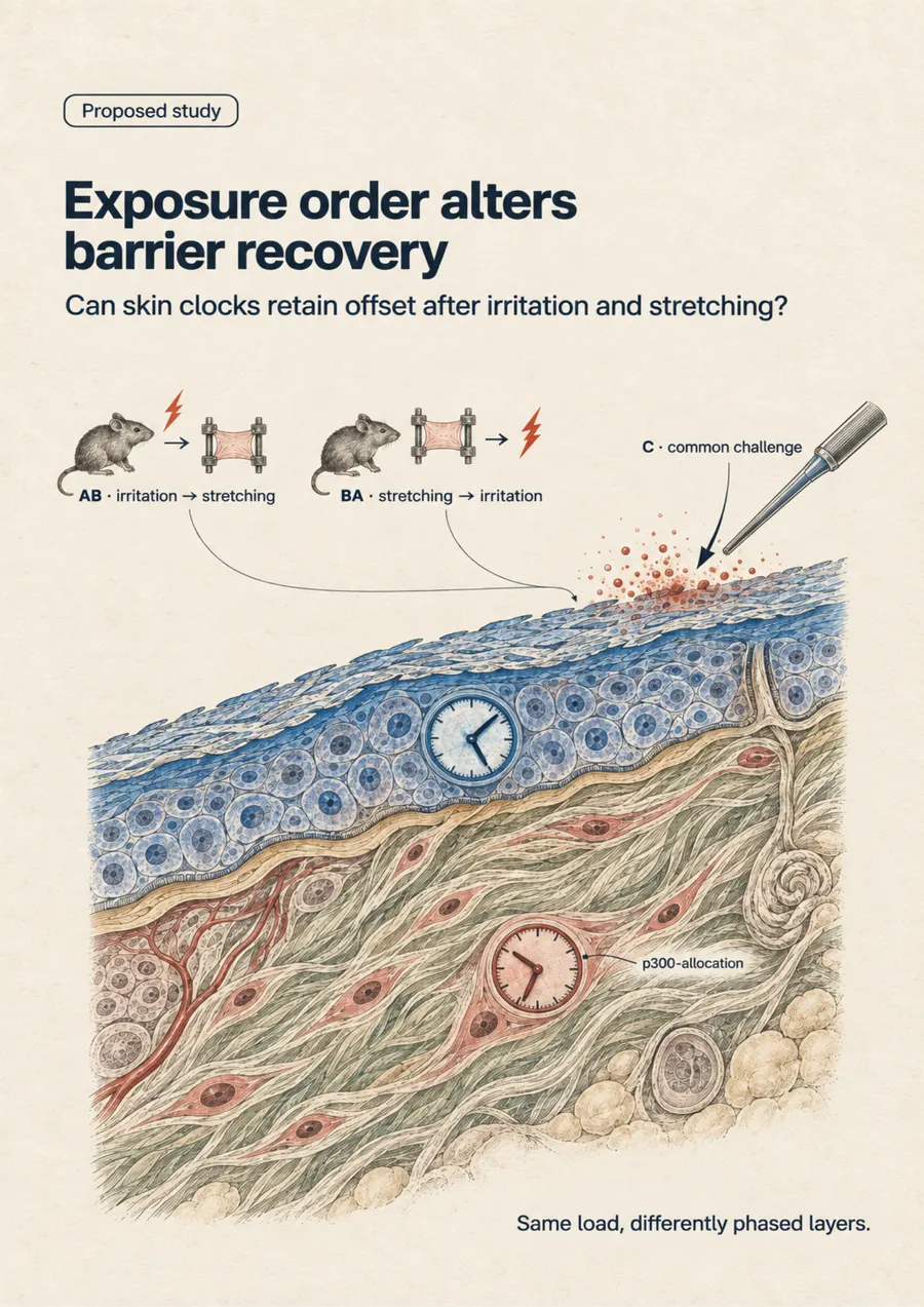 Poster: Exposure order alters barrier recovery