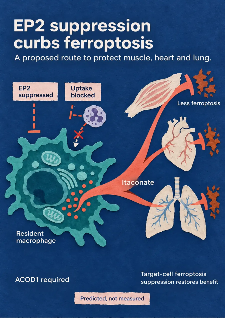 Poster: EP2 suppression curbs ferroptosis