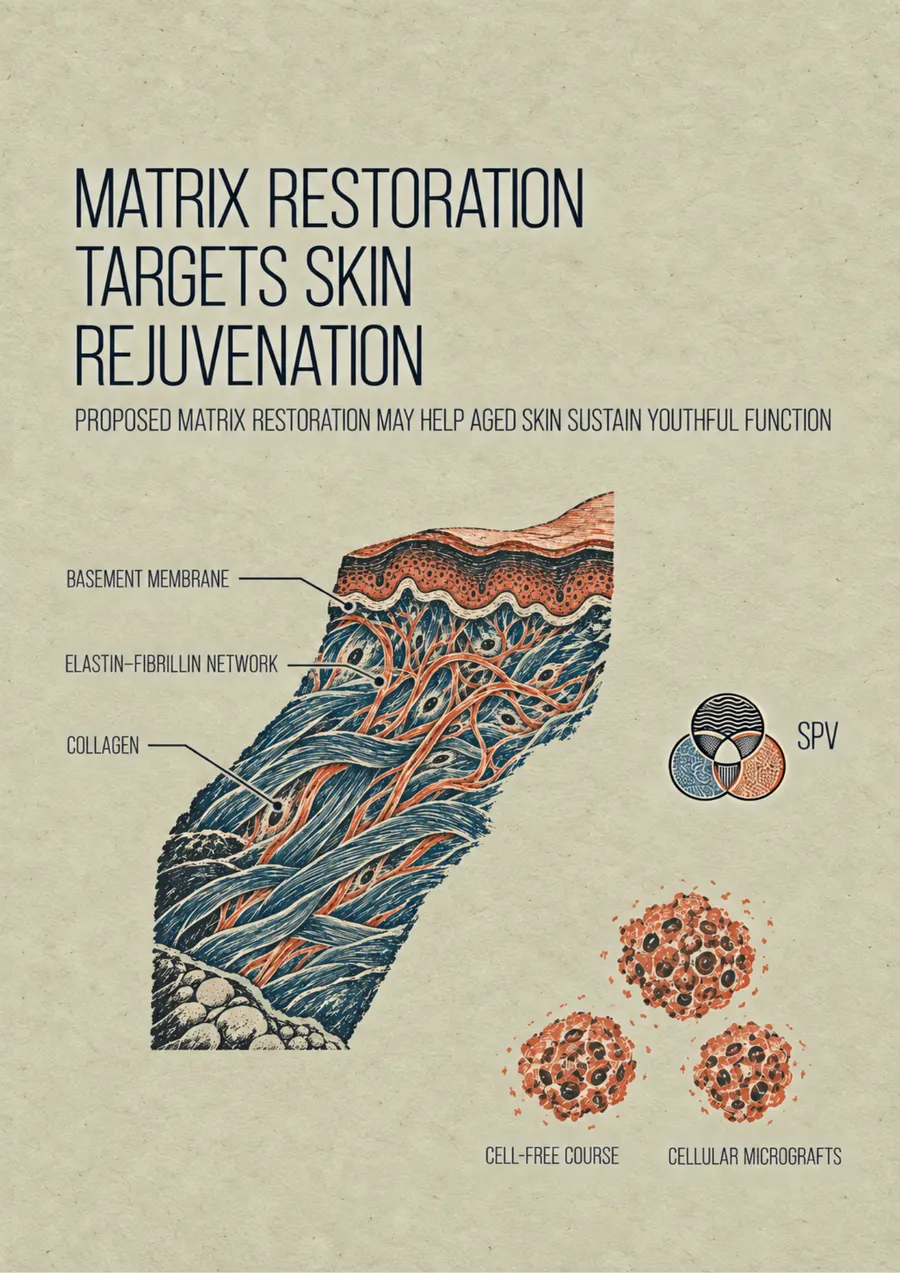 Poster: Matrix restoration targets skin rejuvenation