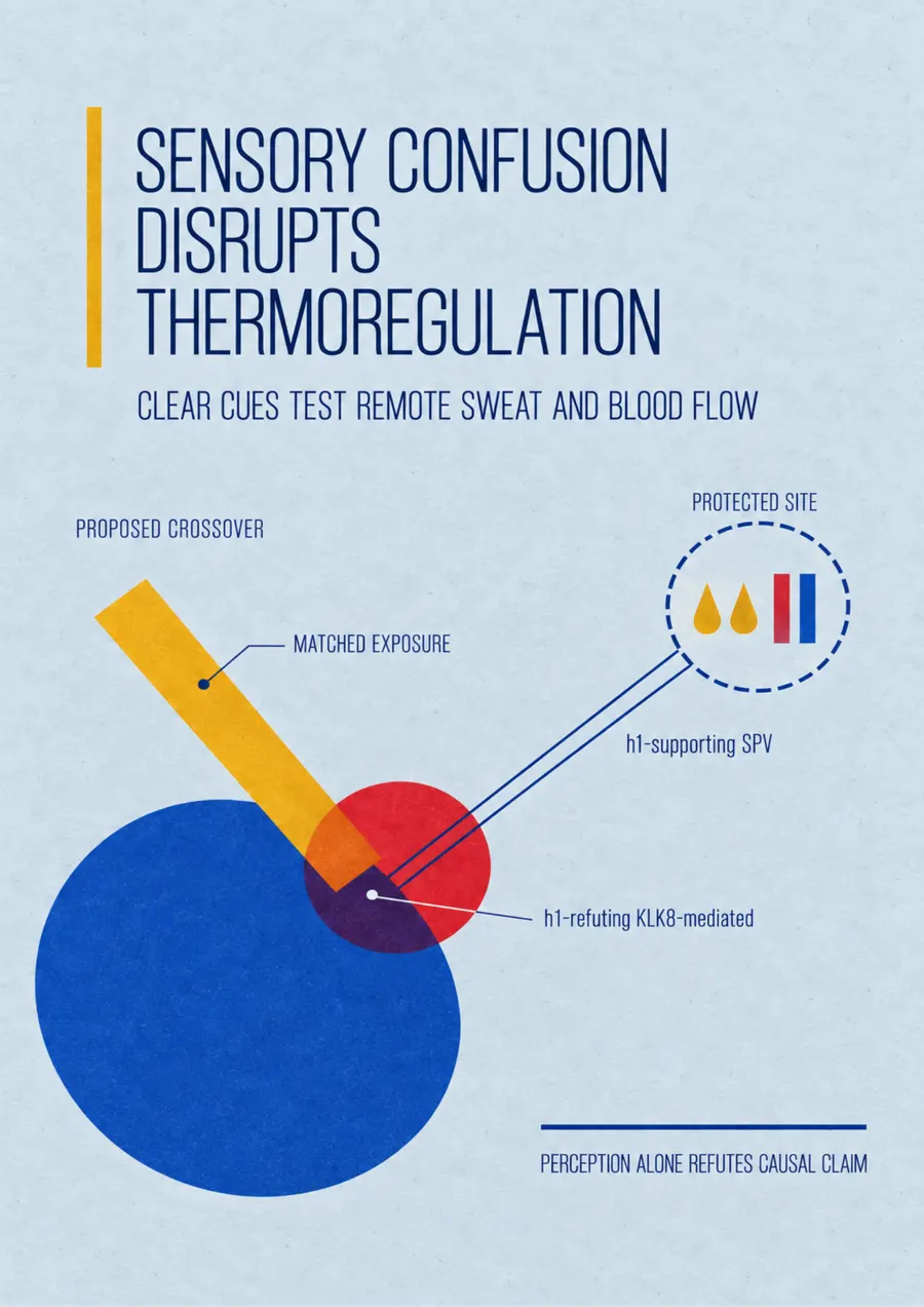 Poster: Sensory confusion disrupts thermoregulation