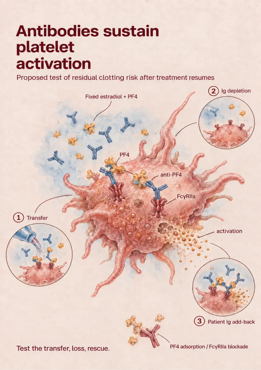 Poster: Antibodies sustain platelet activation