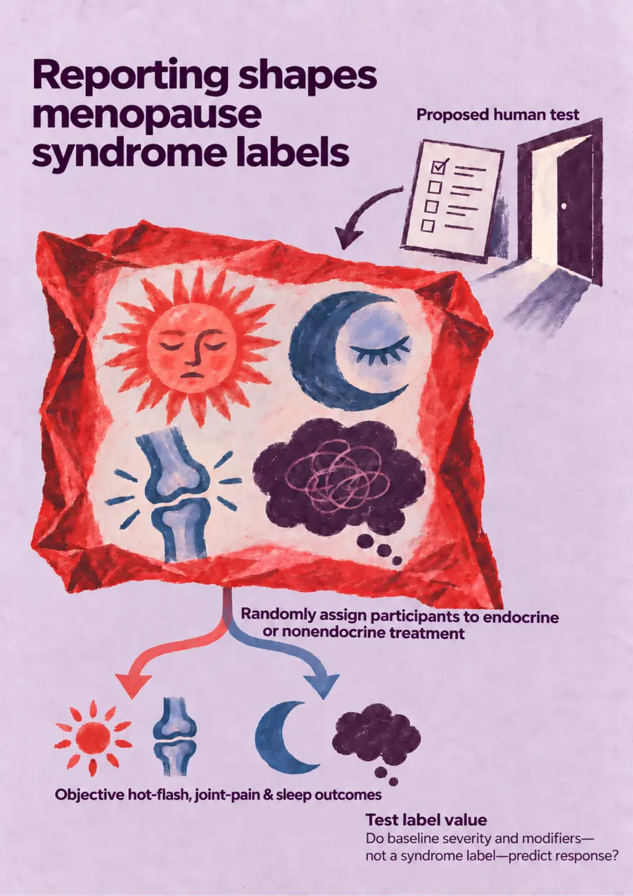 Poster: Reporting shapes menopause syndrome labels