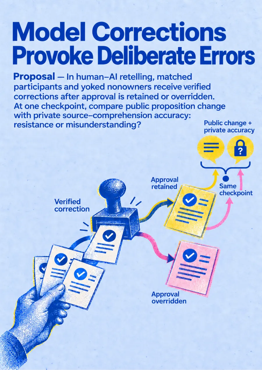 Poster: Model Corrections Provoke Deliberate Errors