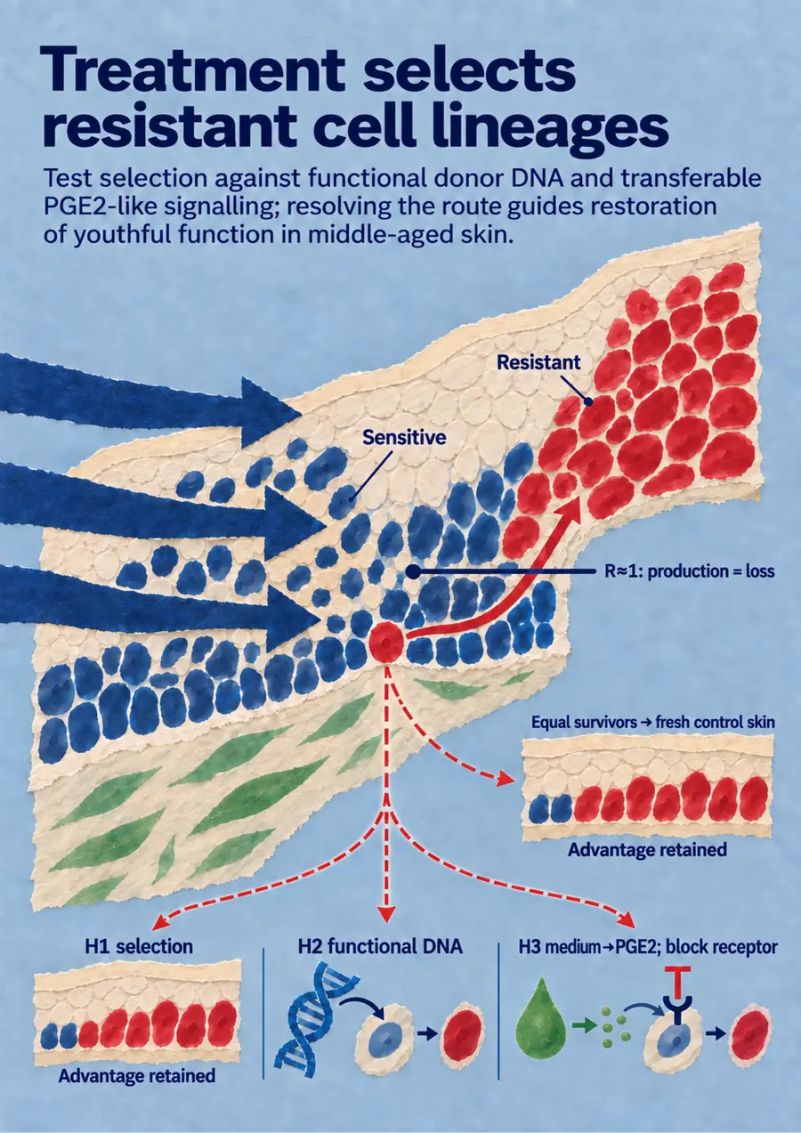 Poster: Treatment selects resistant cell lineages
