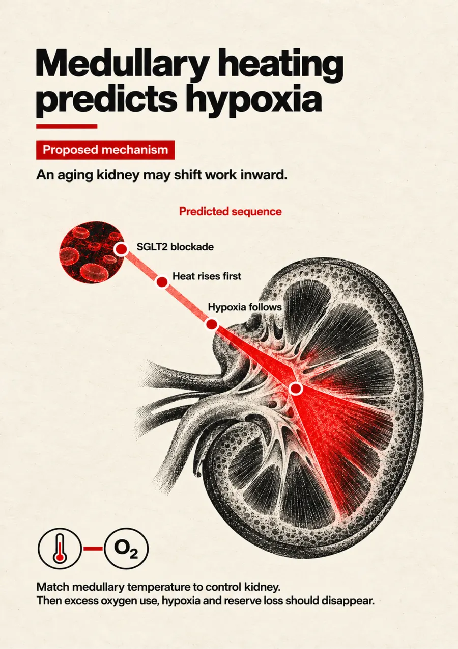 Poster: Medullary heating predicts hypoxia