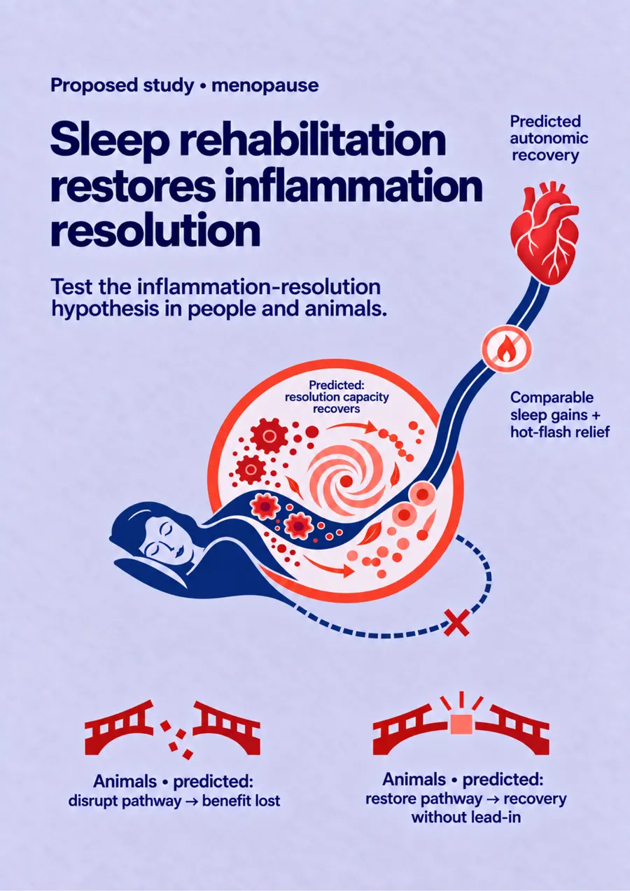 Poster: Sleep rehabilitation restores inflammation resolution