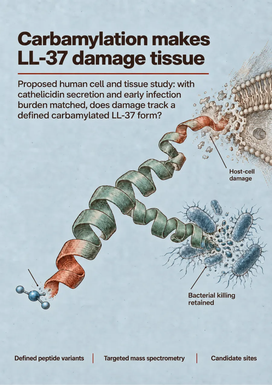 Poster: Carbamylation makes LL-37 damage tissue