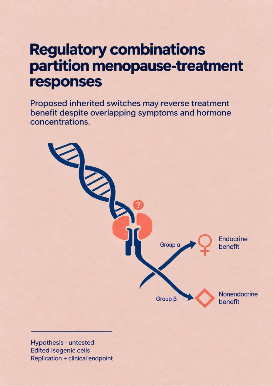 Poster: Regulatory combinations partition menopause-treatment responses