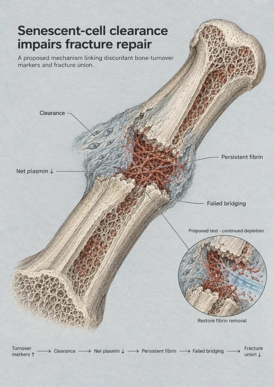 Poster: Senescent-cell clearance impairs fracture repair