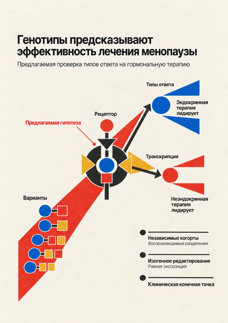 Постер: Генотипы предсказывают эффективность лечения менопаузы