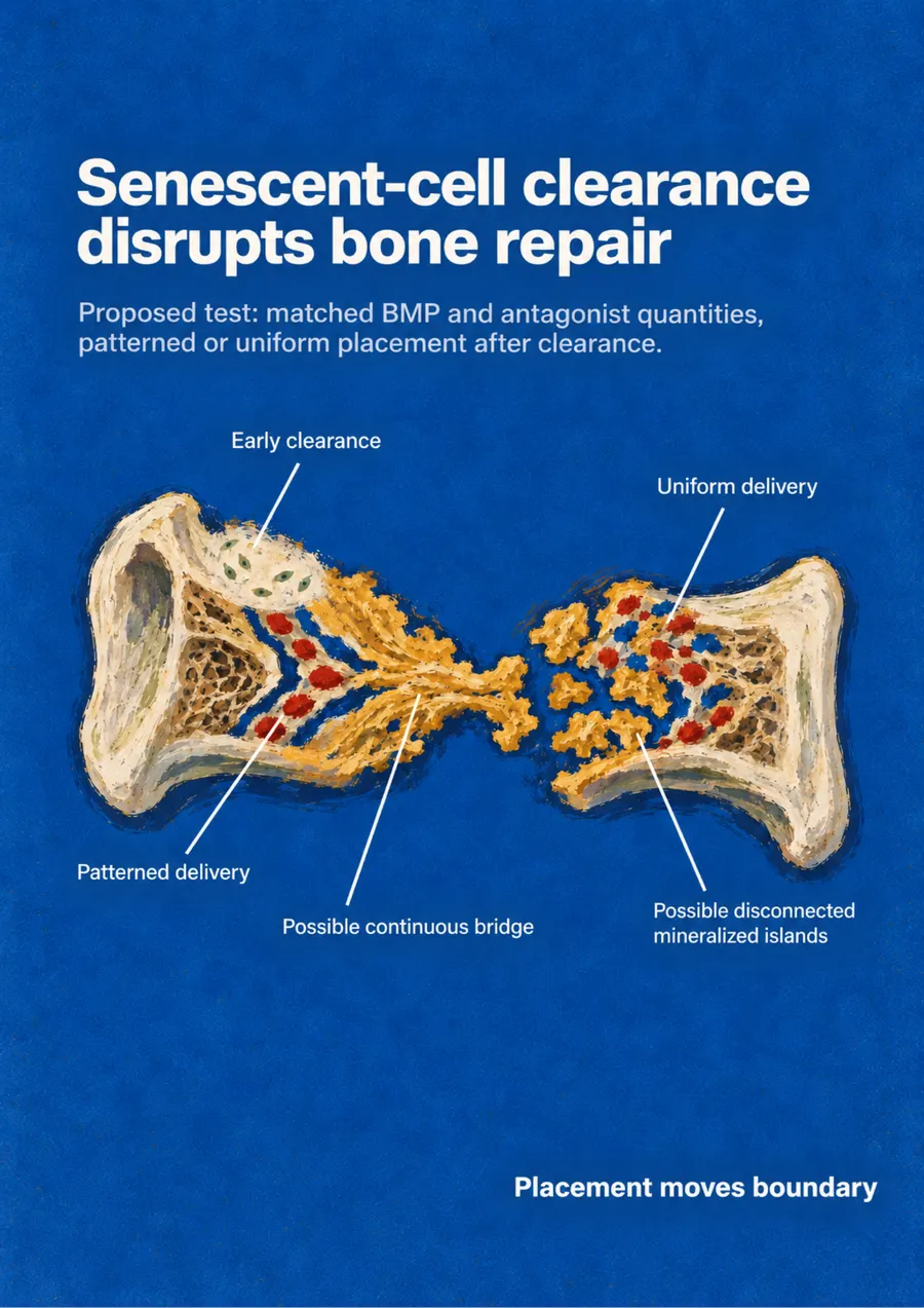 Poster: Senescent-cell clearance disrupts bone repair