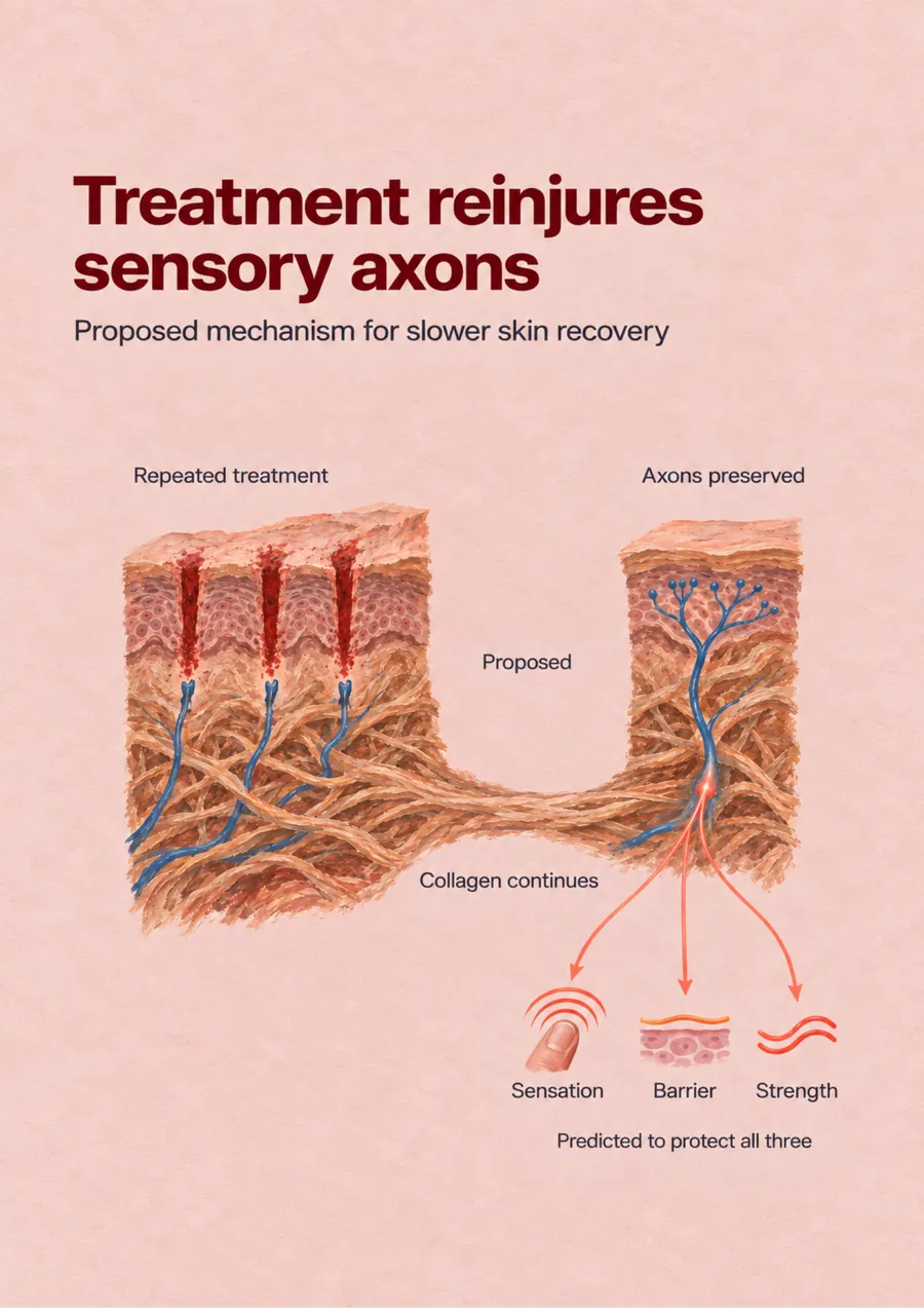 Poster: Treatment reinjures sensory axons