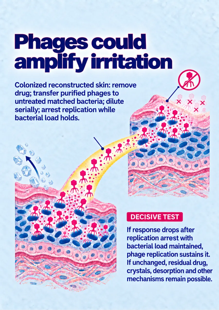 Poster: Phages could amplify irritation
