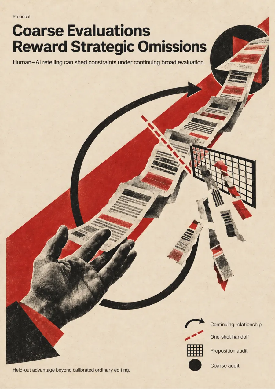 Poster: Coarse Evaluations Reward Strategic Omissions
