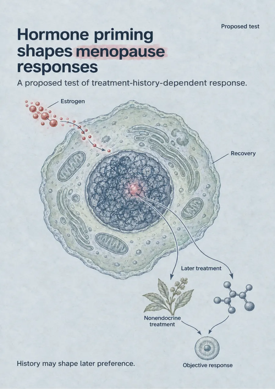 Poster: Hormone priming shapes menopause responses