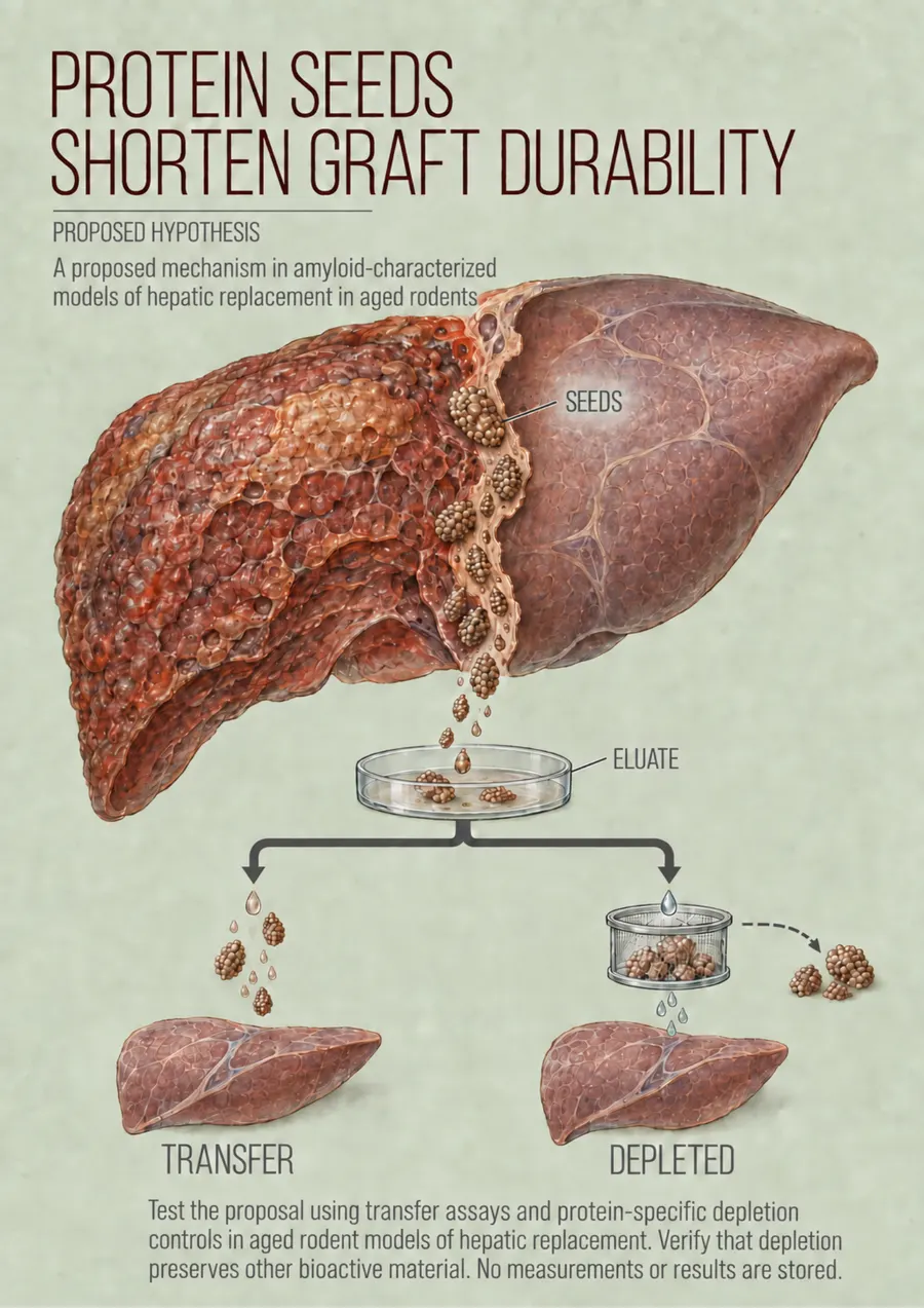 Poster: Protein seeds shorten graft durability