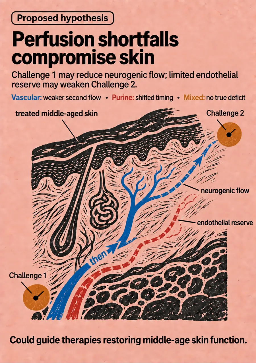 Poster: Perfusion shortfalls compromise skin