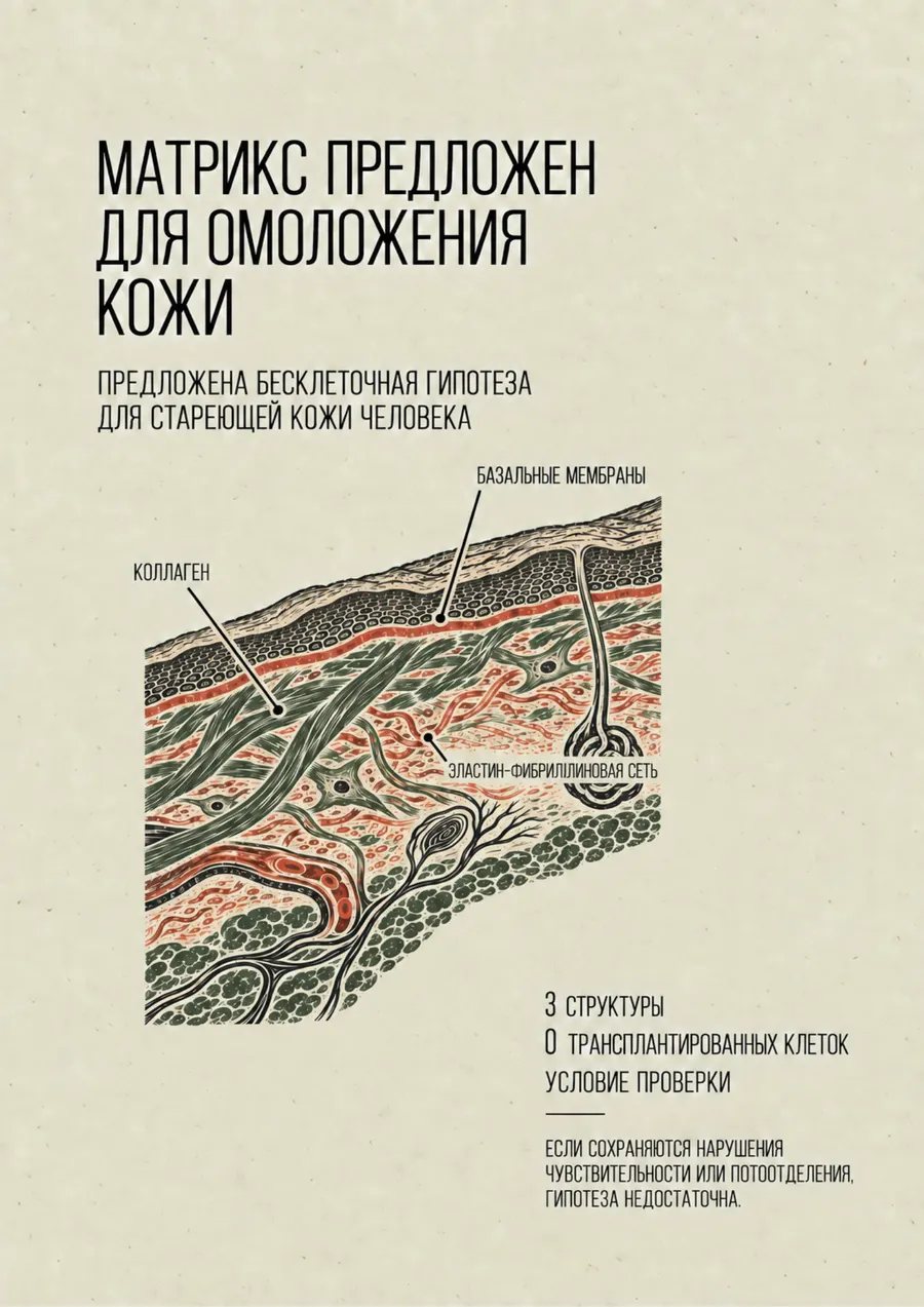 Постер: Матрикс предложен для омоложения кожи