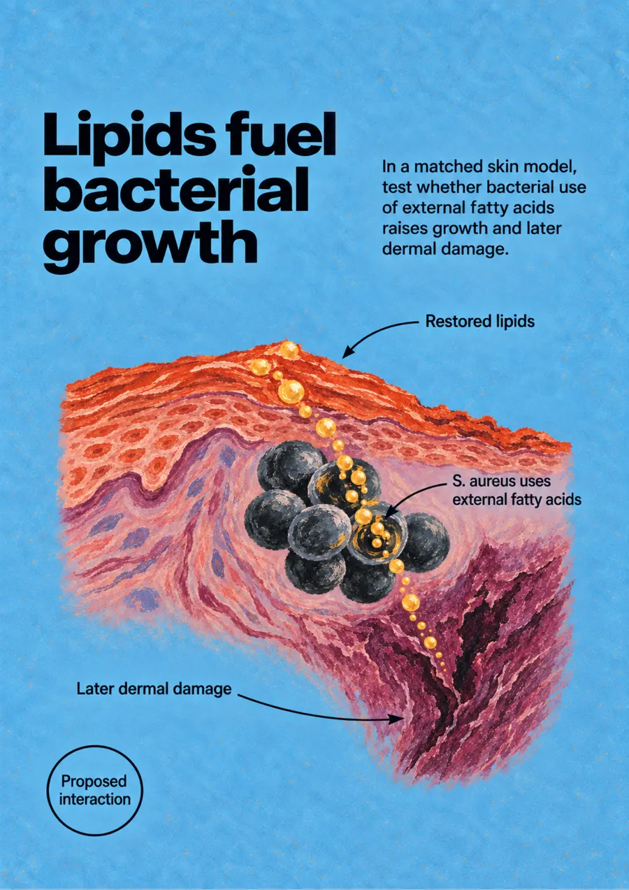 Poster: Lipids fuel bacterial growth