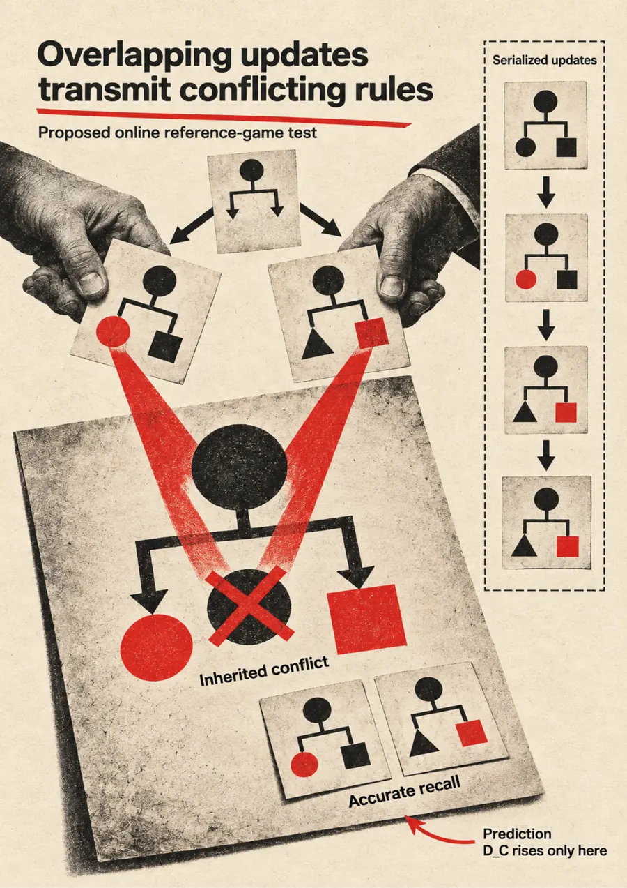 Poster: Overlapping updates transmit conflicting rules