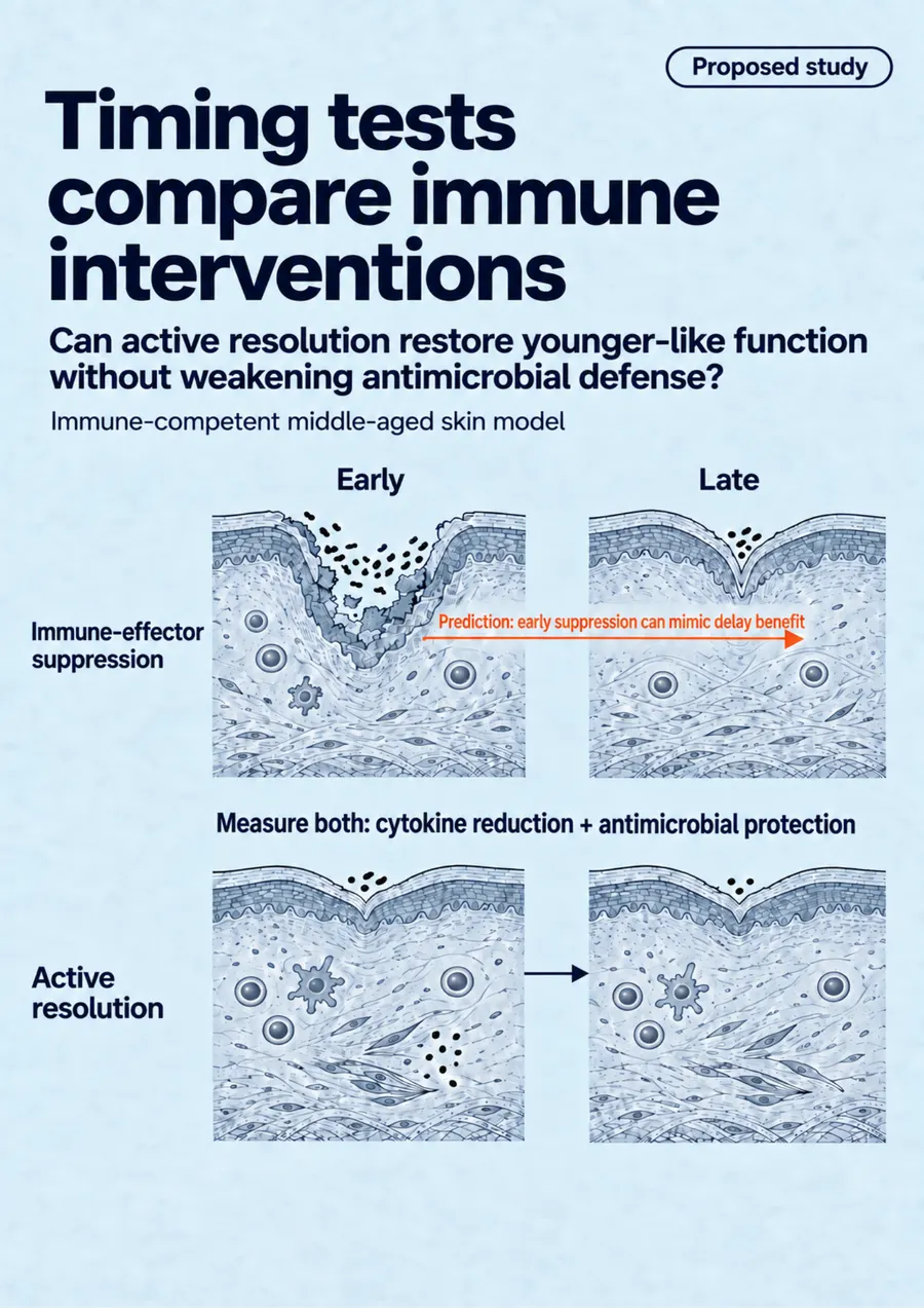 Poster: Timing tests compare immune interventions