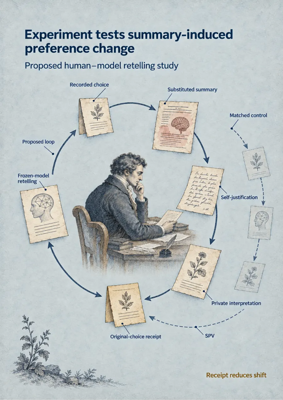 Poster: Experiment tests summary-induced preference change
