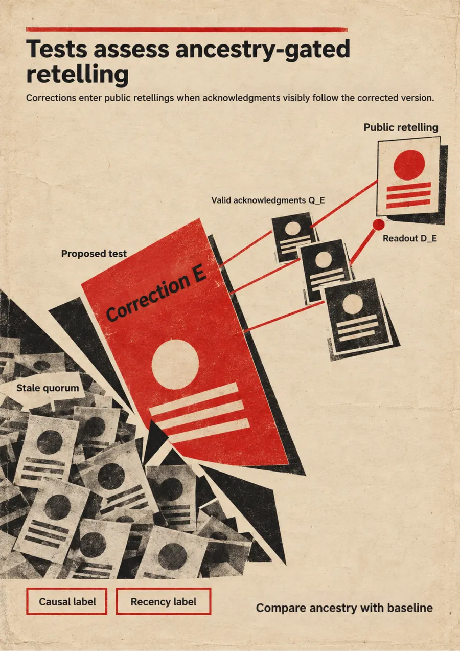 Poster: Tests assess ancestry-gated retelling