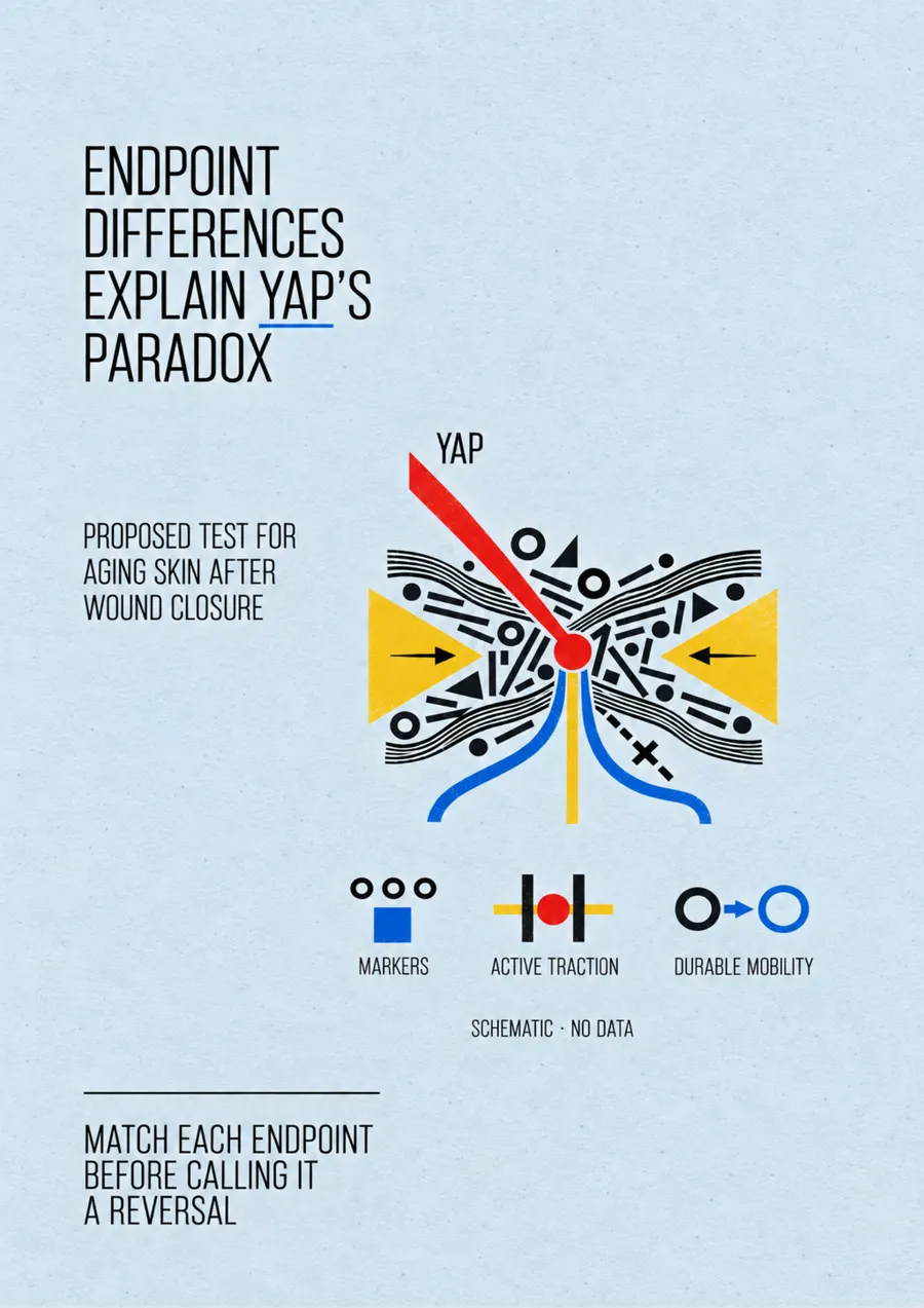 Poster: Endpoint differences explain YAP’s paradox
