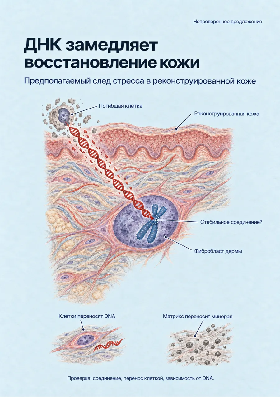 Постер: ДНК замедляет восстановление кожи
