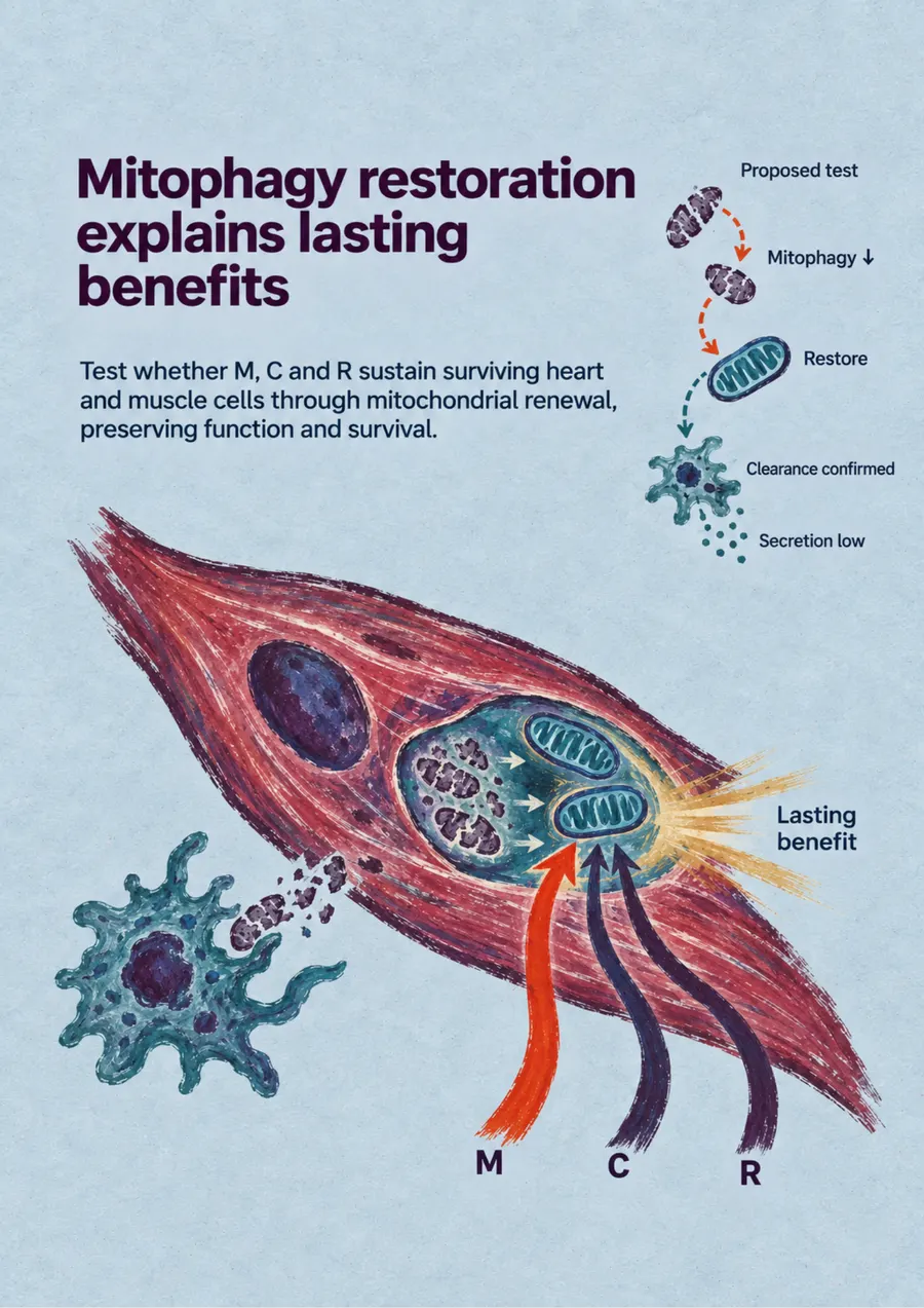Poster: Mitophagy restoration explains lasting benefits