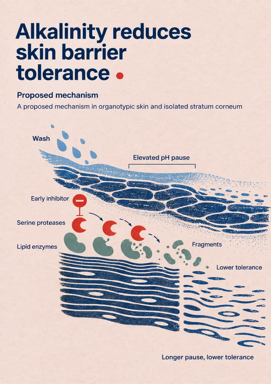 Poster: Alkalinity reduces skin barrier tolerance