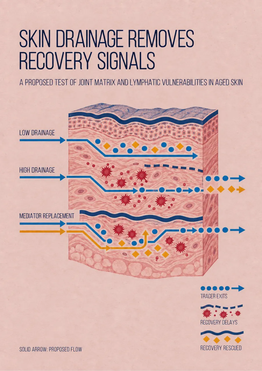 Poster: Skin drainage removes recovery signals