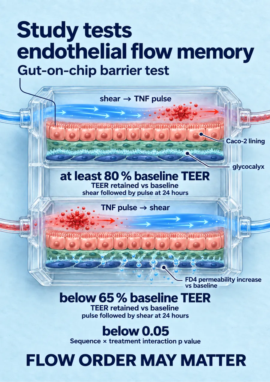 Poster: Study tests endothelial flow memory